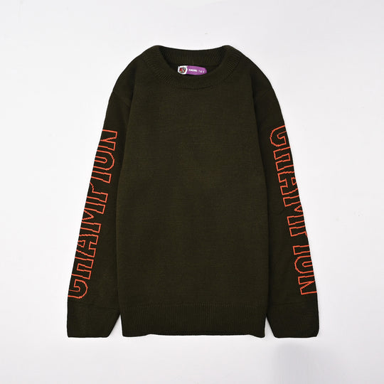 Boys Acrylic Sweater-Champion-GREEN