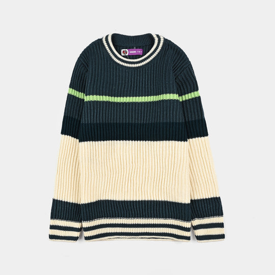 Boys Acrylic Sweater-Garden Fresh-Multi