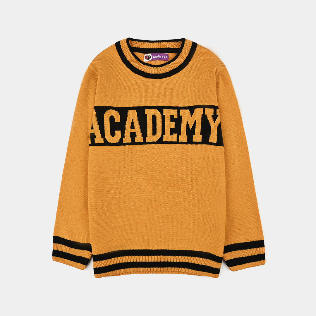 Boys Acrylic Sweater-Academy-Citrus