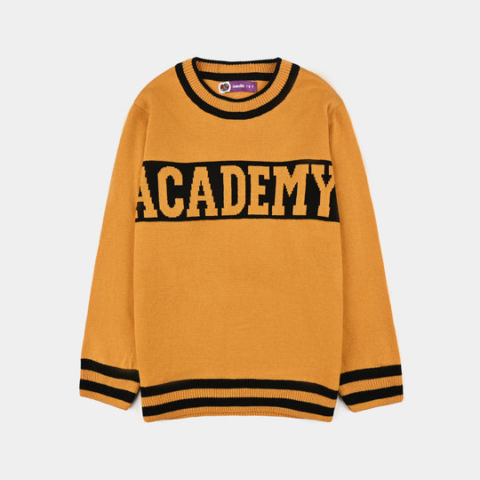Boys Acrylic Sweater-Academy-Citrus