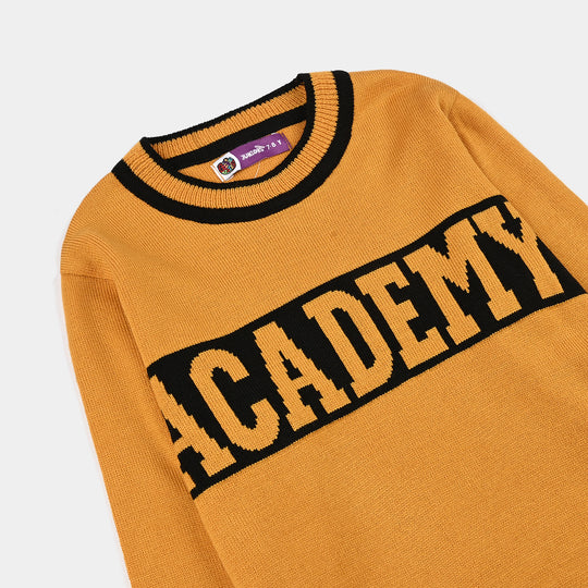 Boys Acrylic Sweater-Academy-Citrus