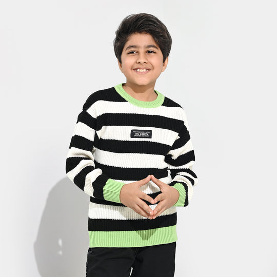Boys Acrylic Sweater-No Limit - Multi