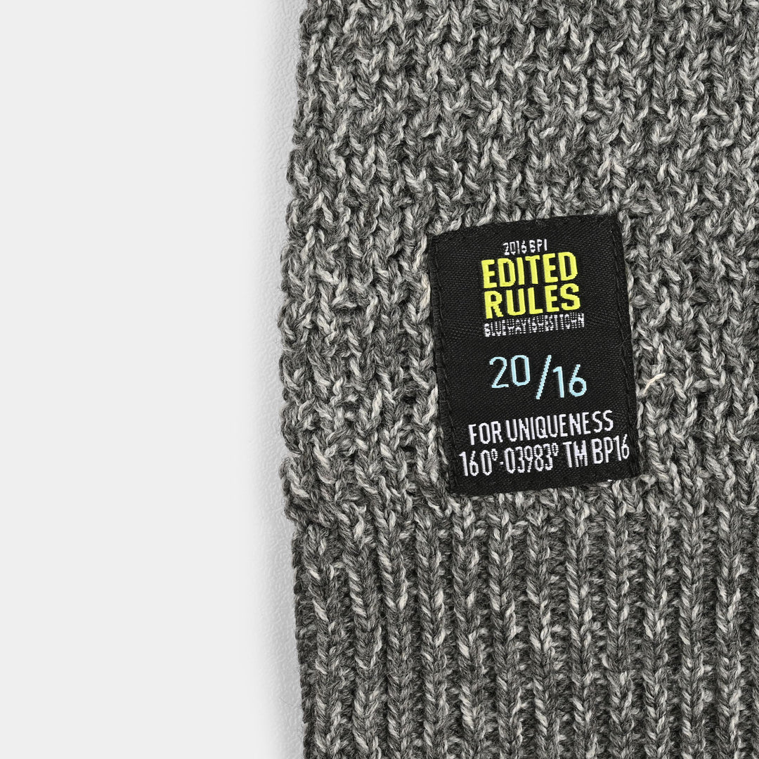 Boys Acrylic Sweater-Rules-GREY