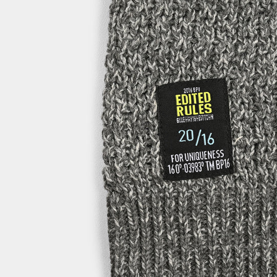 Boys Acrylic Sweater-Rules-GREY