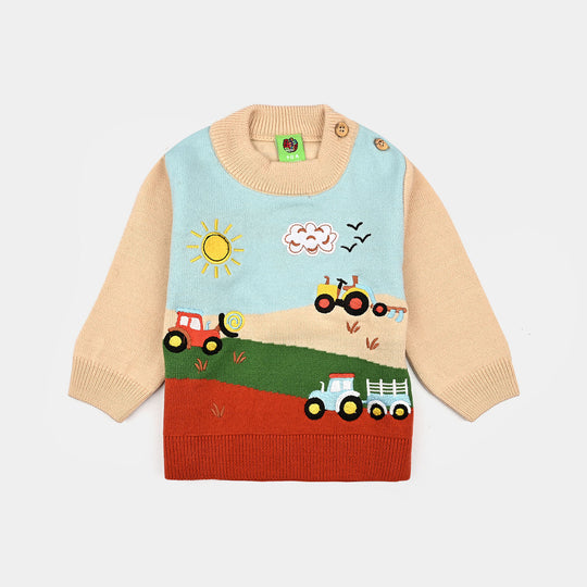 Infant Boys Acrylic Sweater-Elbrus-Multi