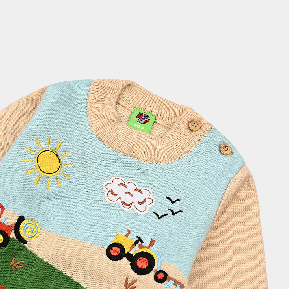 Infant Boys Acrylic Sweater-Elbrus-Multi