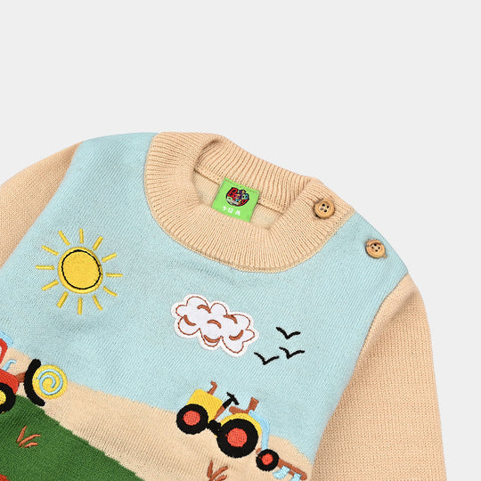 Infant Boys Acrylic Sweater-Elbrus-Multi