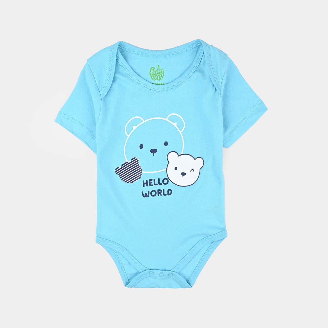 Infant Boys Cotton Jersey 3 Piece Set Bear-Splash