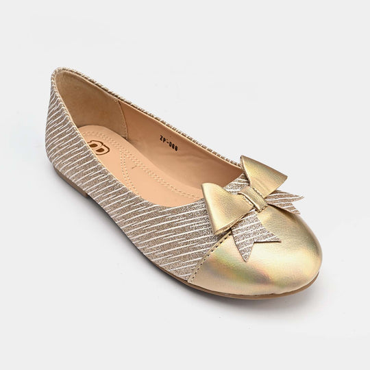 Girls Pumps ZP-066-Golden