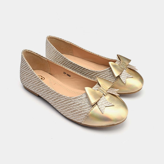 Girls Pumps ZP-066-Golden