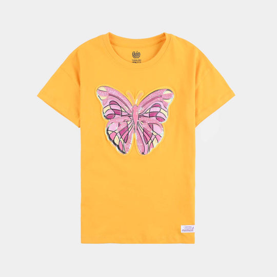 Girls Cotton Jersey T-Shirt H/S Live Every Moment