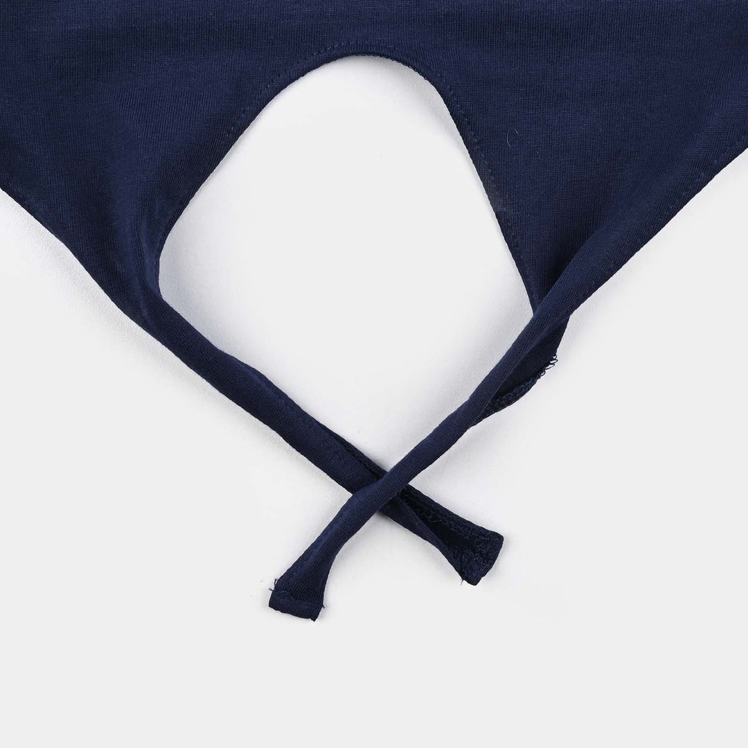 Girls Cotton Jersey T-Shirt H/S Blooming Beautiful-Navy Blue