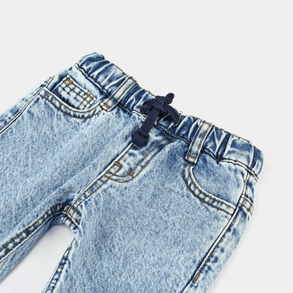 Infant Boys Denim rigid Short Basic-LT.Blue