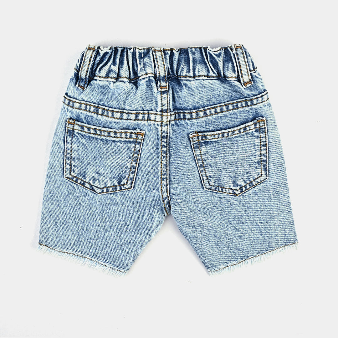 Infant Boys Denim rigid Short Basic-LT.Blue