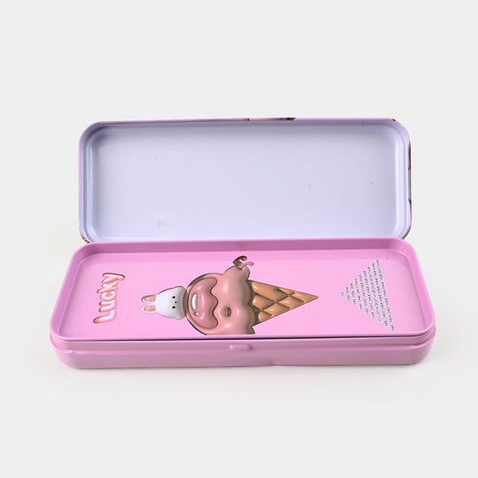 Stationary Pencil Box Metal for Kids