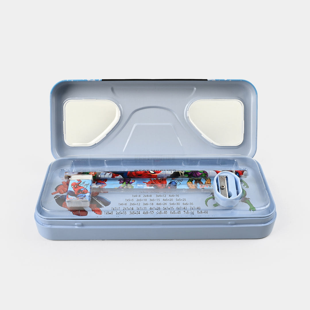 Stationary Pencil Box Metal for Kids