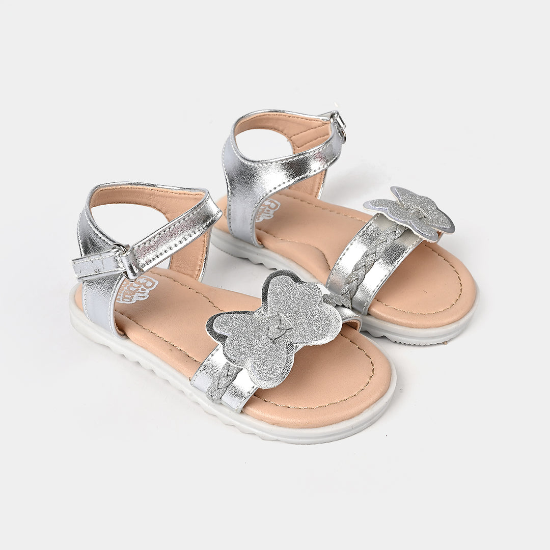 Girls Sandal 456-97-SILVER