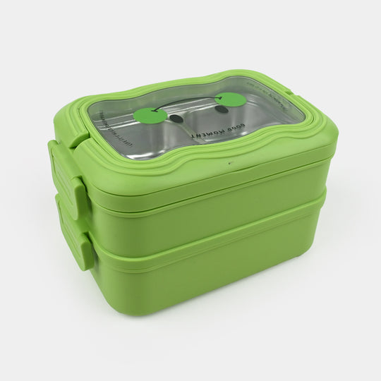 Durable & Leak-Proof Double Stainless Steel Lunch Box