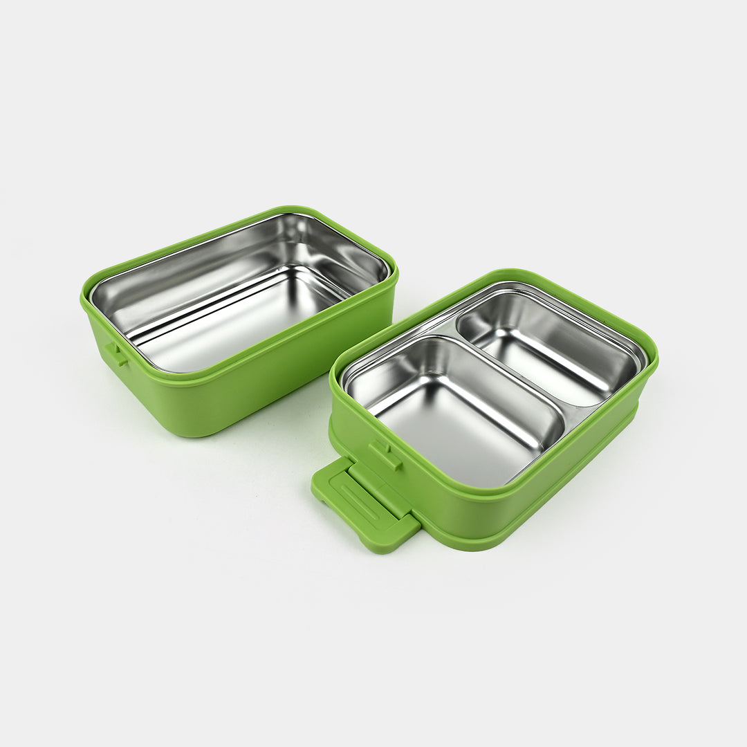 Durable & Leak-Proof Double Stainless Steel Lunch Box