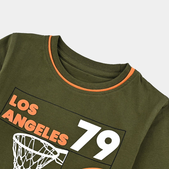 Boys Cotton Jersey T-Shirt H/S Los Angeles