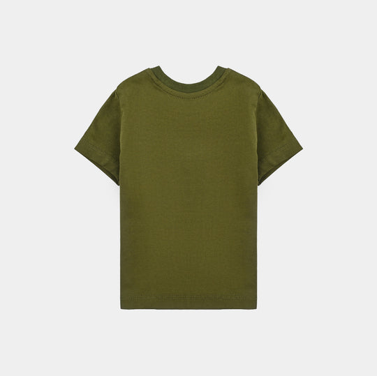 Infant Boys Cotton Jersey T-Shirt Little Rider-Cypress