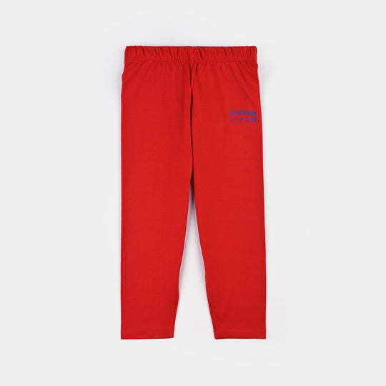Boys Cotton NightWear Character-HR Red