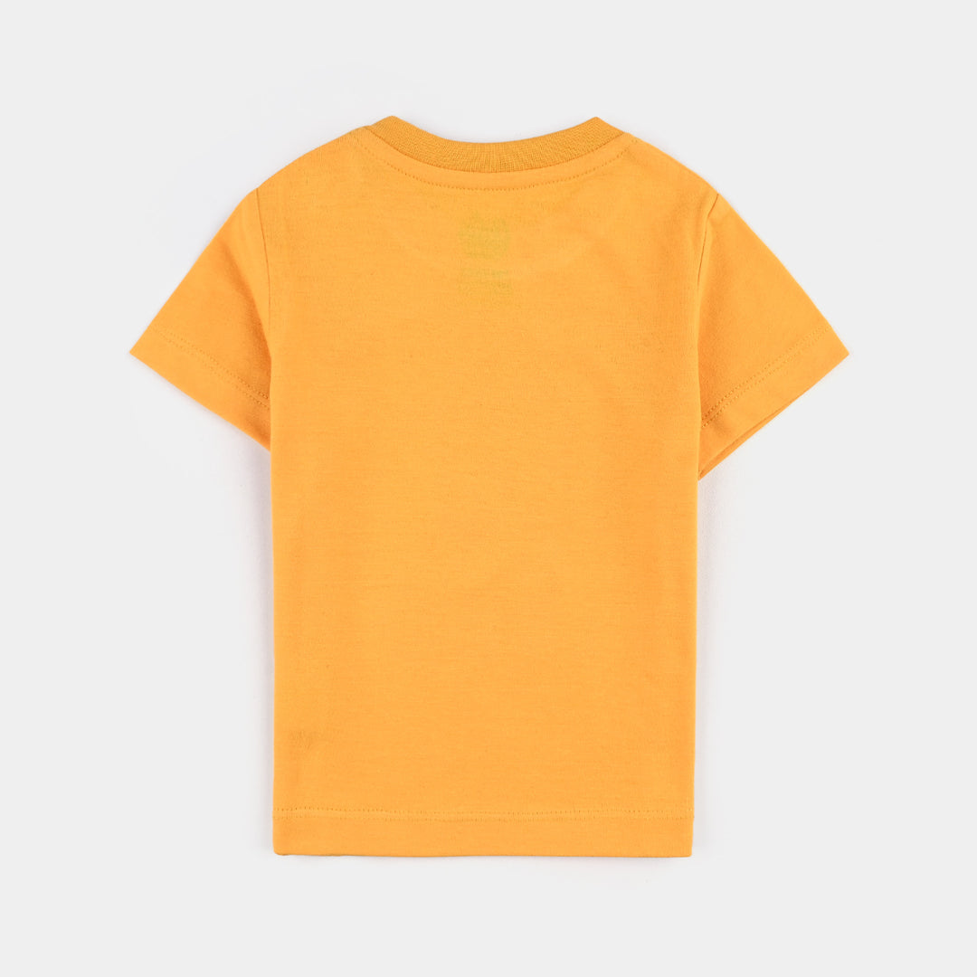 Infant Boys Cotton Night Suit Bluey-Gold