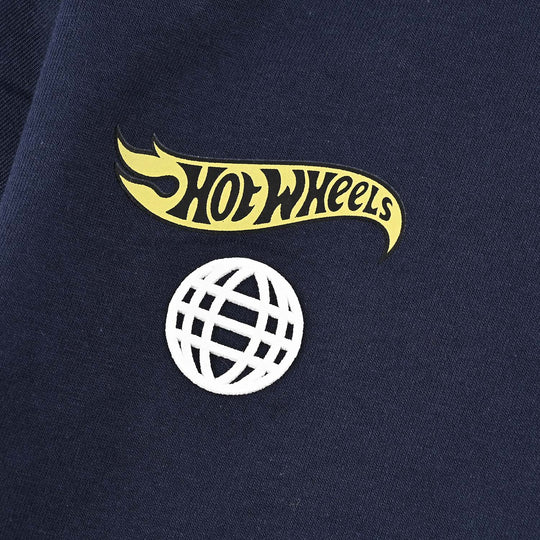 Boys Cotton Jersey T-Shirt HS Hot Wheels-Navy Blue