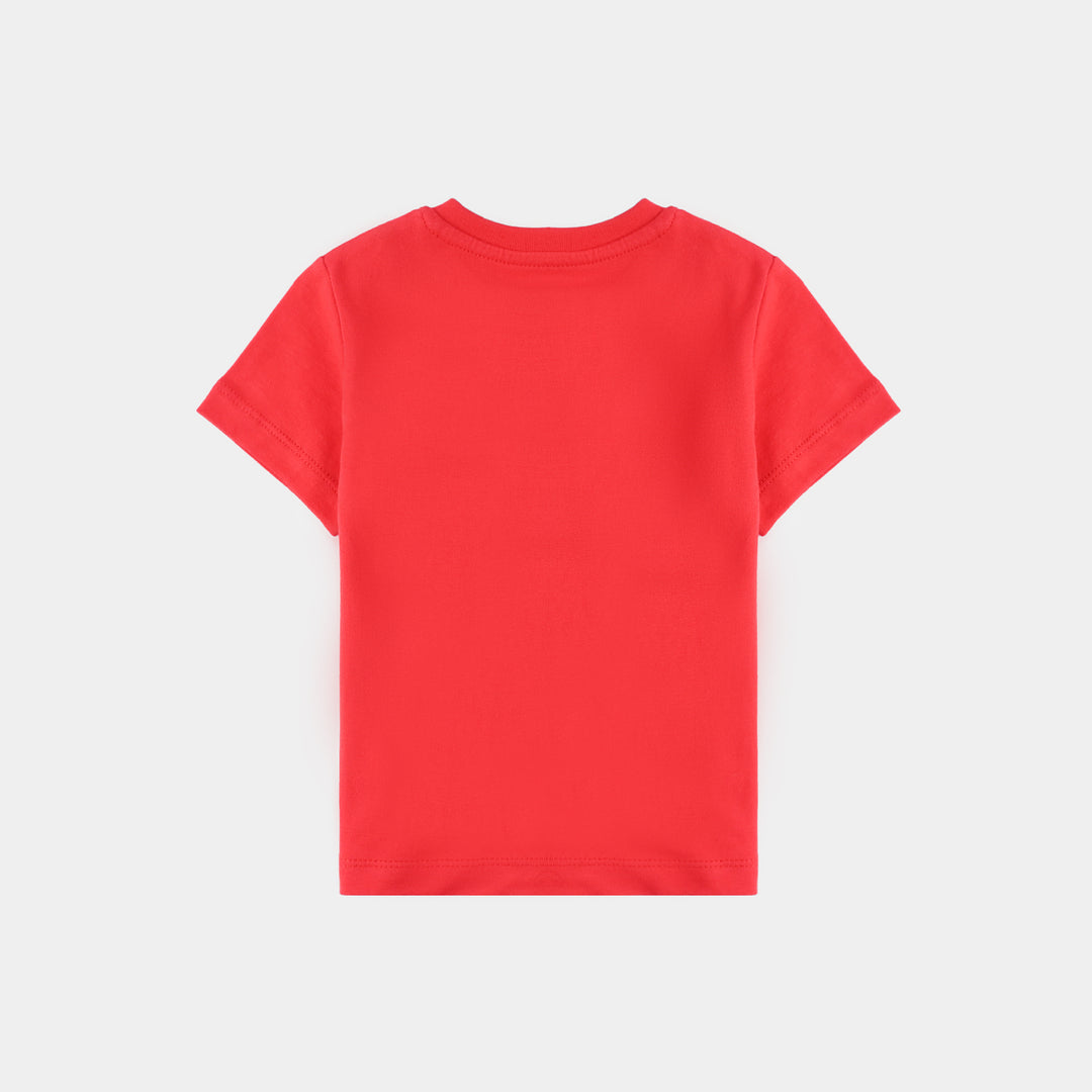 Infant Boys Cotton Jersey T-Shirt TUNE SQUAD-HR.Red