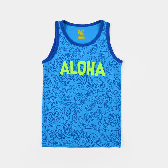 Boys Cotton Jersey Sando Aloha
