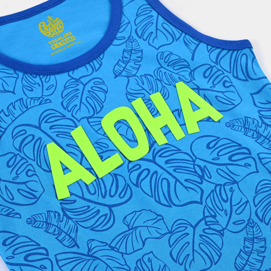 Boys Cotton Jersey Sando Aloha