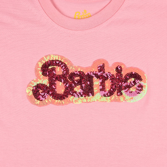 Girls Cotton Jersey T-Shirt-C.Pink
