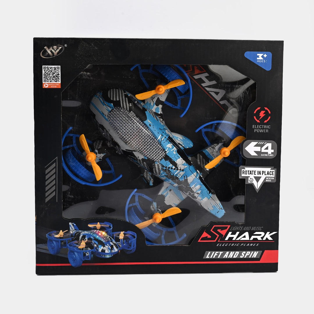 Shark Electric Plane – Lights & Music for Kids