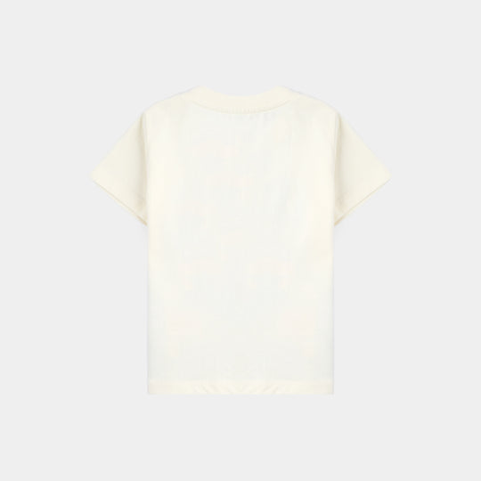 Infant Boys Cotton Jersey Round Neck T-Shirt-Vanilla Ice