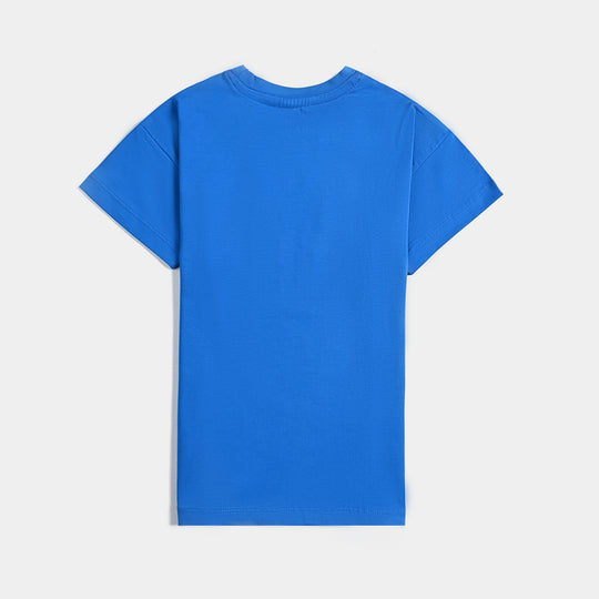 Boys Cotton Jersey T-Shirt H/S 360 Flip-Blue