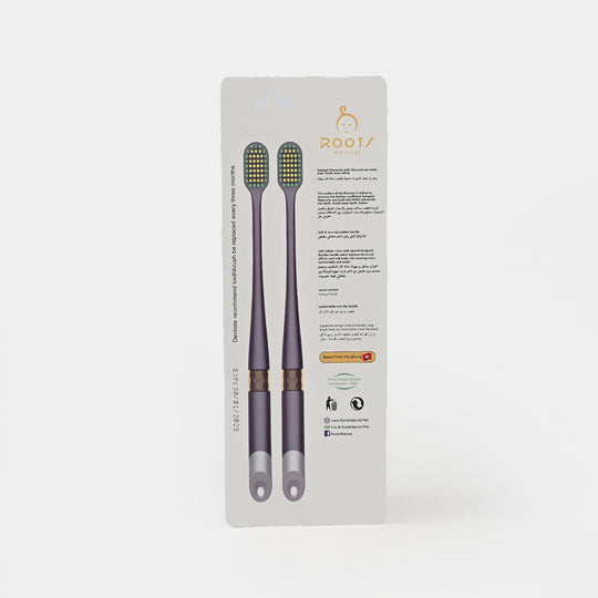 Twin Pack Pointed Filaments Toothbrush