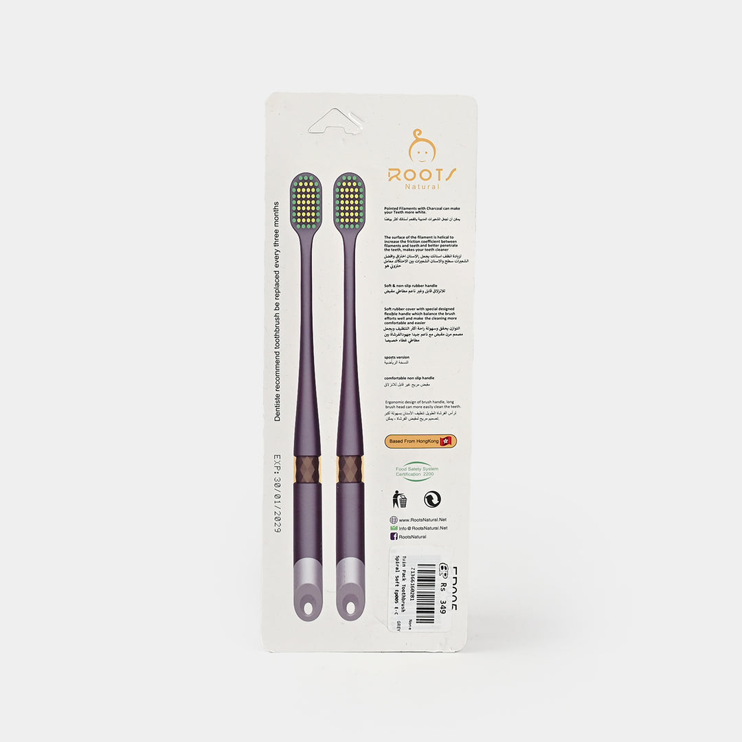 Twin Pack Pointed Filaments Toothbrush