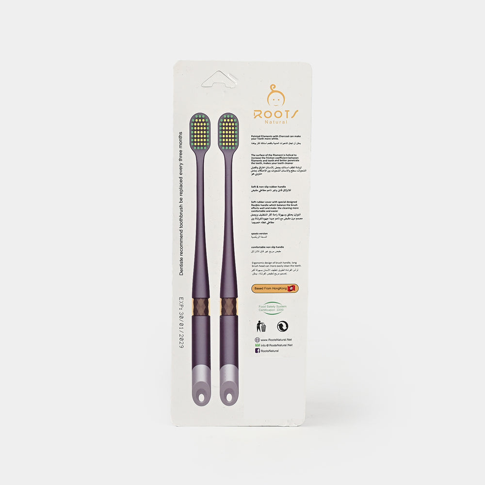 Twin Pack Pointed Filaments Toothbrush