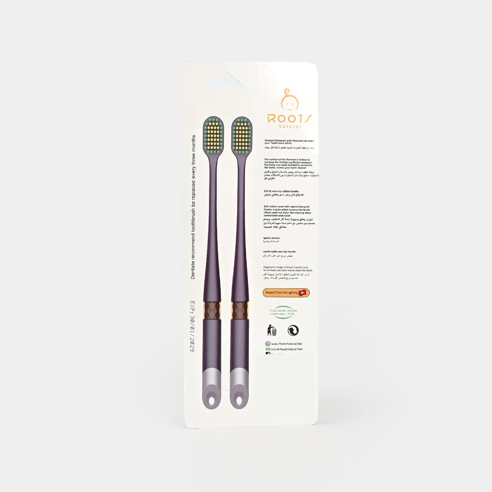 Twin Pack Pointed Filaments Toothbrush