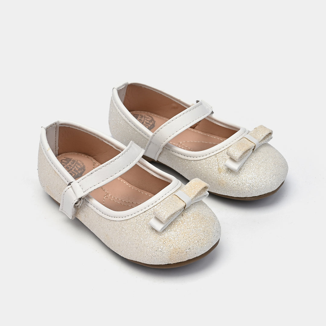 Girls Pumps 11-73-White