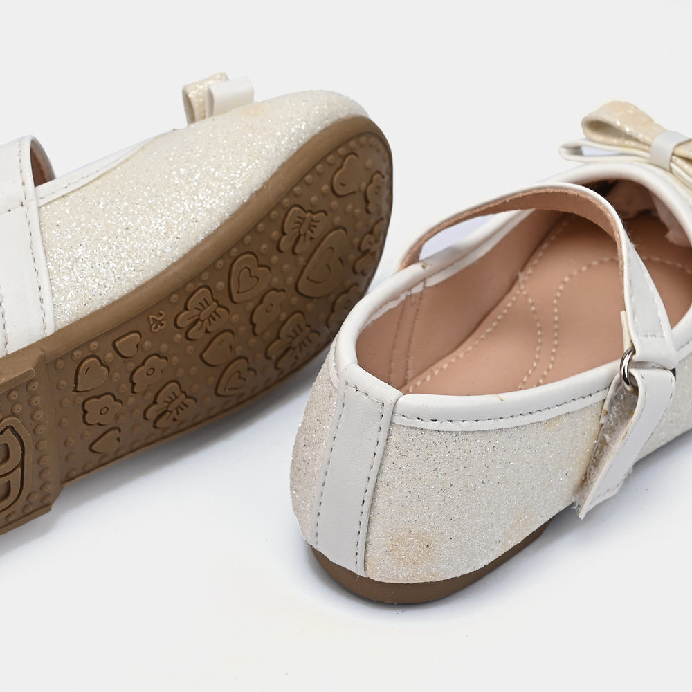 Girls Pumps 11-73-White