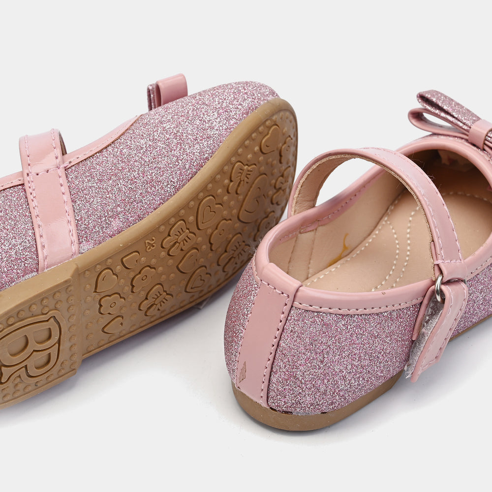 Girls Pumps 11-73-Tea.Pink