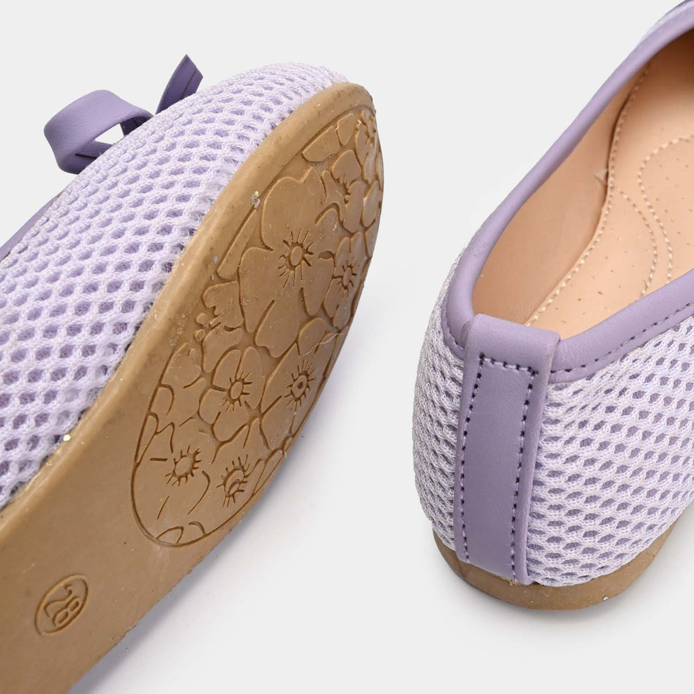 Girls Pumps 11-77-Purple