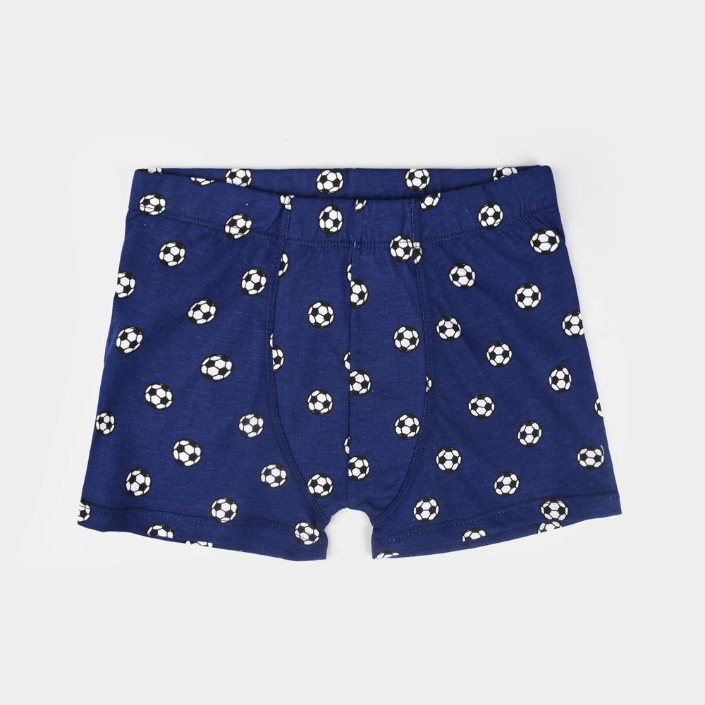 Boys Cotton Jersey Boxer Goal-Pack 0f 2-Citrus/Blue