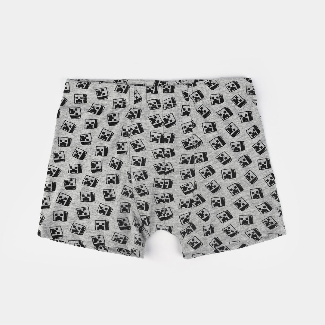 Boys Cotton Jersey Boxer-Pack 0f 2-Blue/Grey