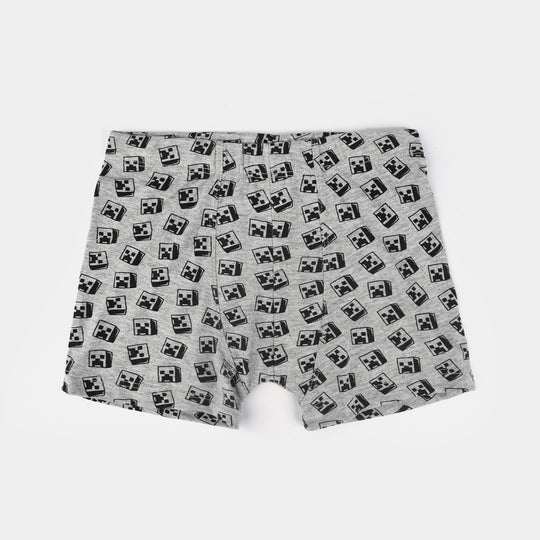 Boys Cotton Jersey Boxer-Pack 0f 2-Blue/Grey