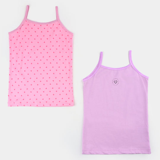 Girls Cotton Jersey Cami All Heart-Pack of 2