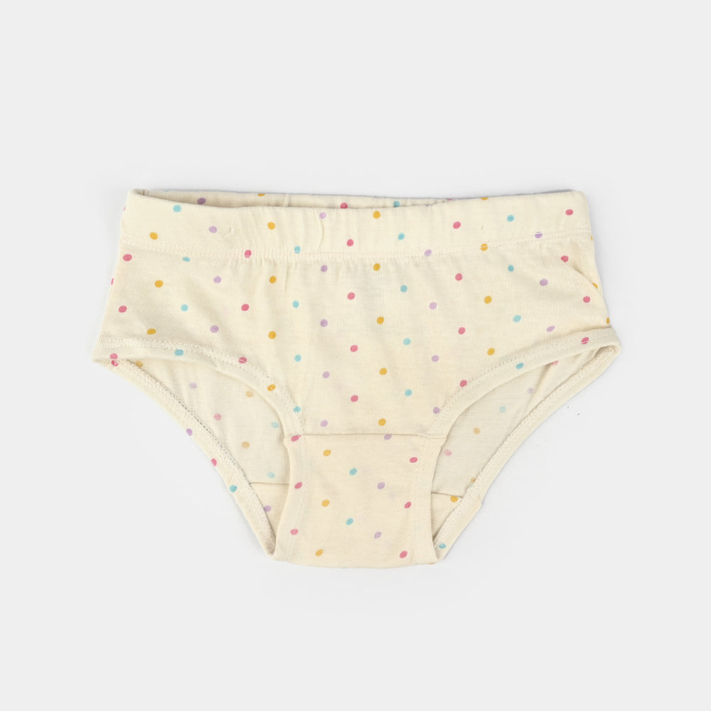 Girls Cotton Jersey Panties Pack Of 2-Hearts & DOT-H.Pink/Vanilla