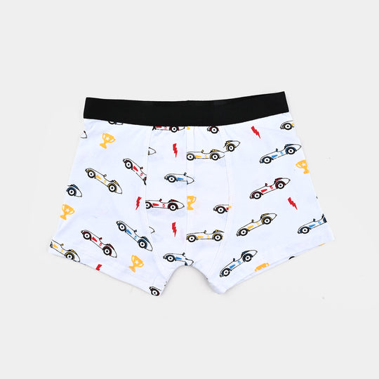 Boys Cotton Jersey Boxer Cars-Pack 0f 2-Multi/citrus