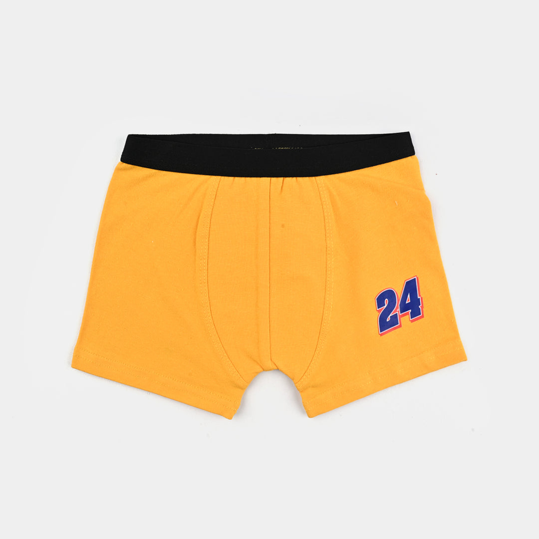 Boys Cotton Jersey Boxer Cars-Pack 0f 2-Multi/citrus